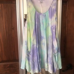 Multicolored Tobi mini dress